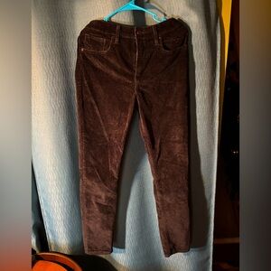 Levi’s High Rise Black Corduroy Jeans